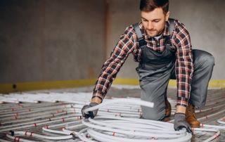 Installation chauffage au sol par un chauffagiste